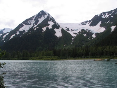 Hanging glacier