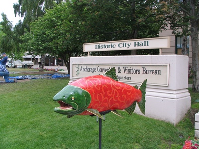Salmon art