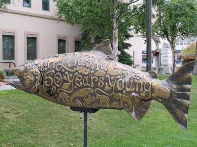 Salmon art