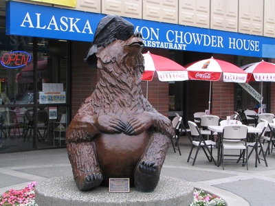 Bear statue
