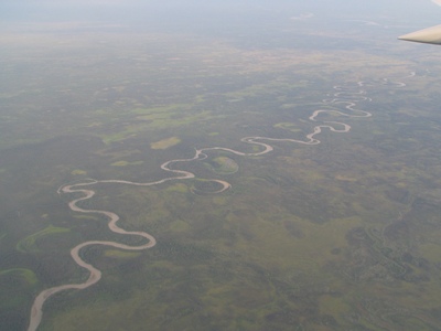 Meandering river