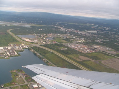 Approaching Fairbanks