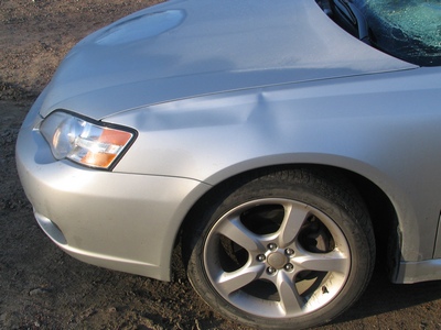 Subaru after moose