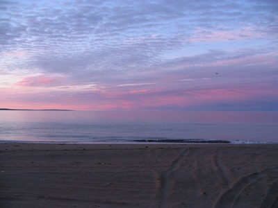 Looking south
