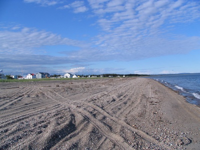 The beach