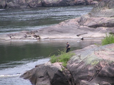 Fly fishing