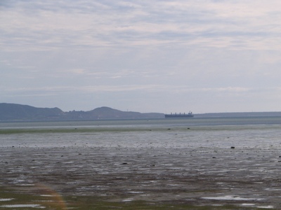 Ship in the bay