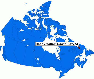 Goose Bay map