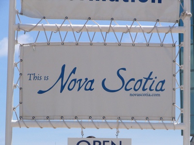 Nova Scotia sign