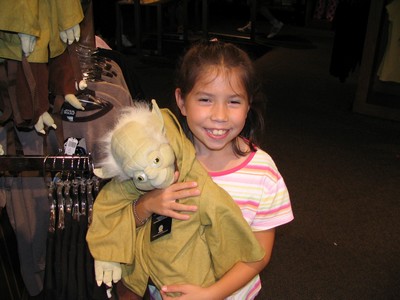 Claudia and Yoda