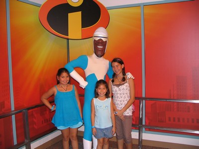The girls with Frozone