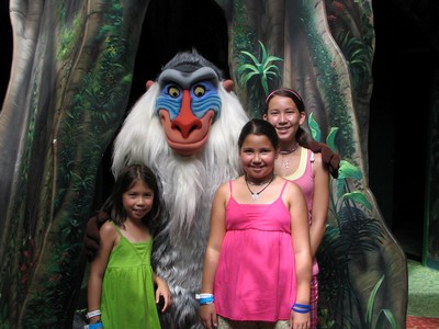 Rafiki and girls