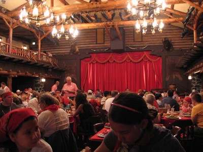 The stage