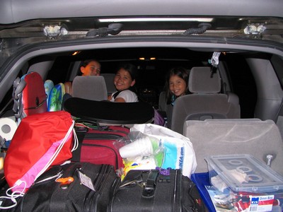 Girls in van