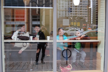 Starbucks window