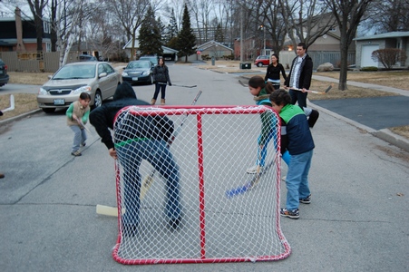 Brad in net