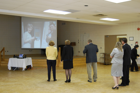 Watching the slideshow
