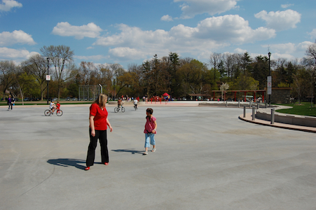 The skating rink