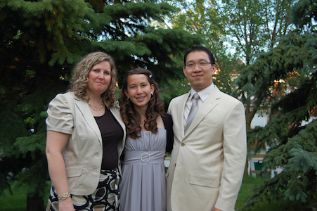 Mom, Gillian, Dad
