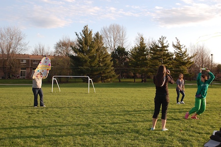 Kite flying