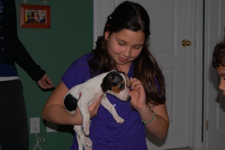 Angela and Pretzel