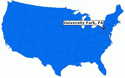 University Park map