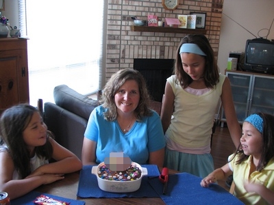 Celebrating Susan's birthday