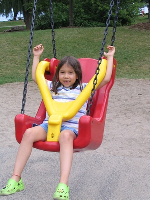In the swing