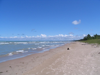 Empty beach