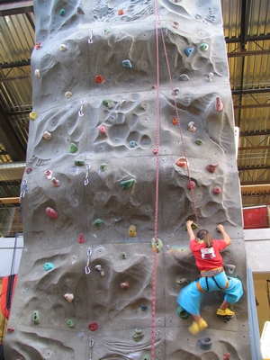 Climbing in crocs