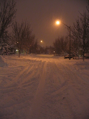 No plow yet