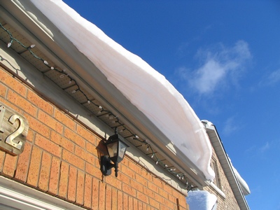 Garage snow