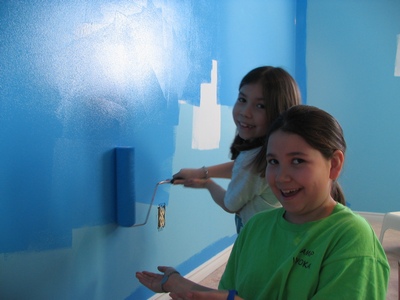 Claudia painting