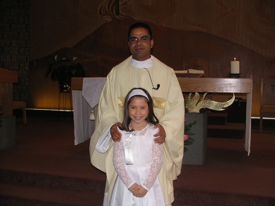 Claudia and Father
