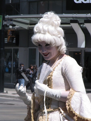 Lady on street