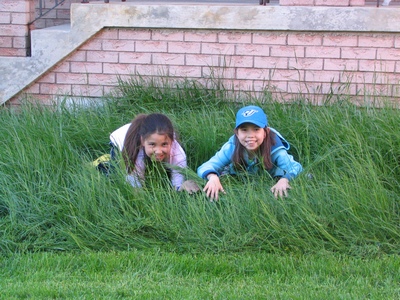 Ang and Claud in jungle
