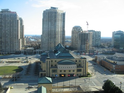 Looking south