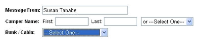 e-mail form