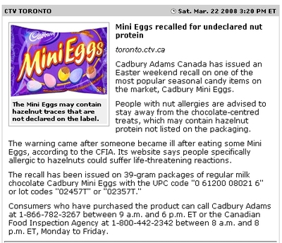 Recall notice