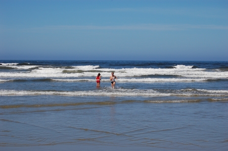 In the ocean