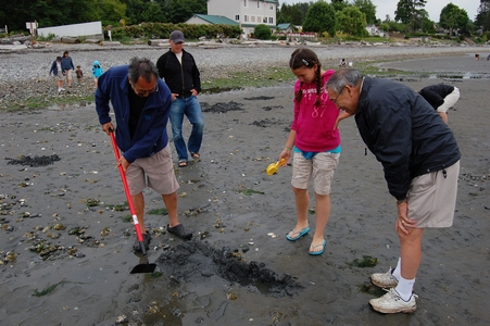 Clamming