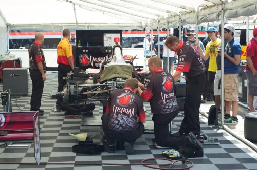 Marco Andretti Paddock Pit