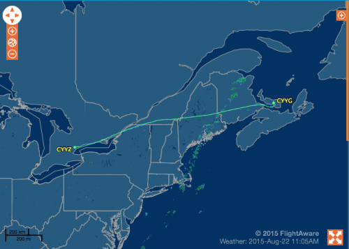 YYZ-YYG