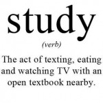 study-verb (Exams Are Done!)